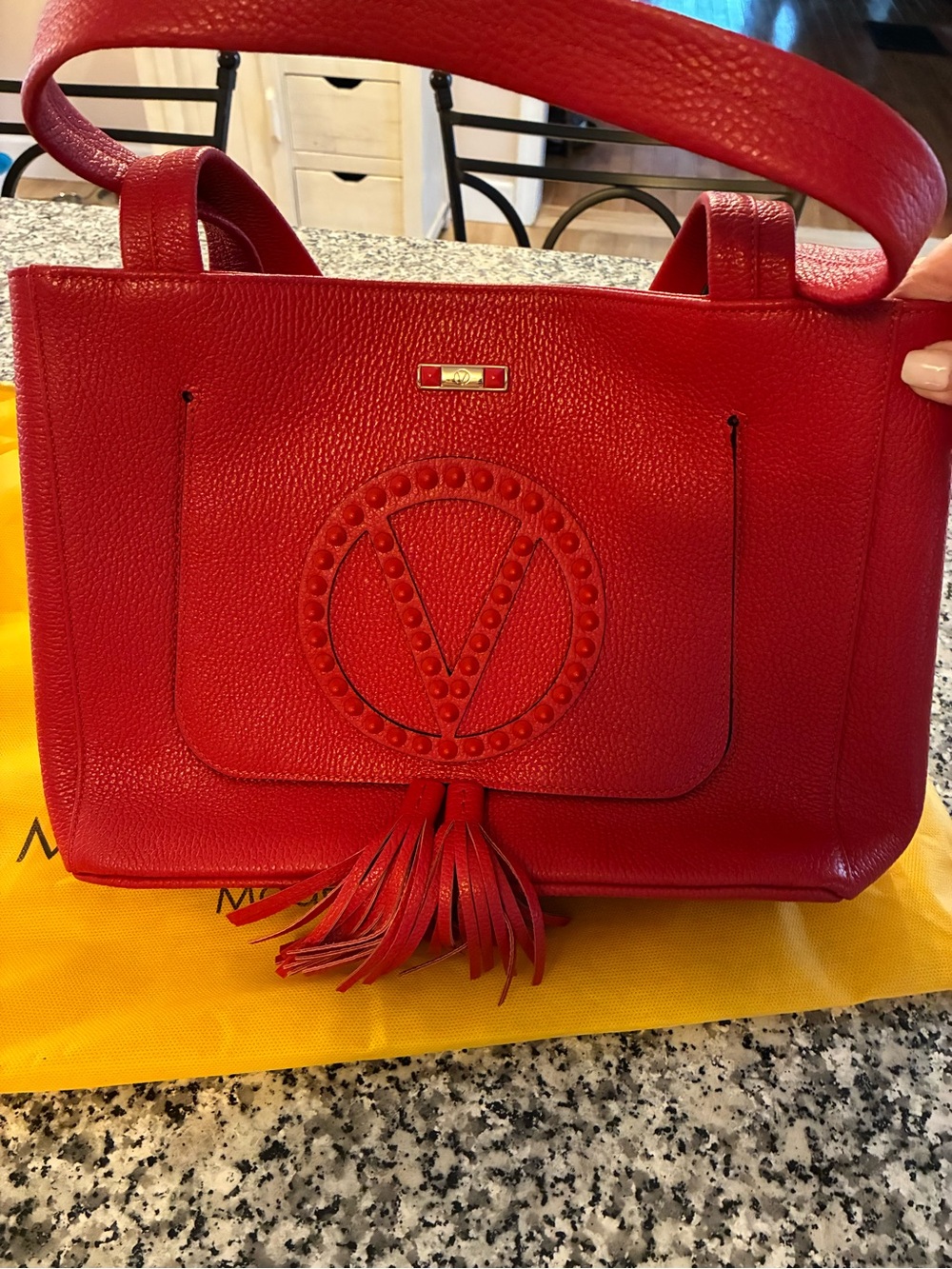 Mario Valentino red shoulder bag